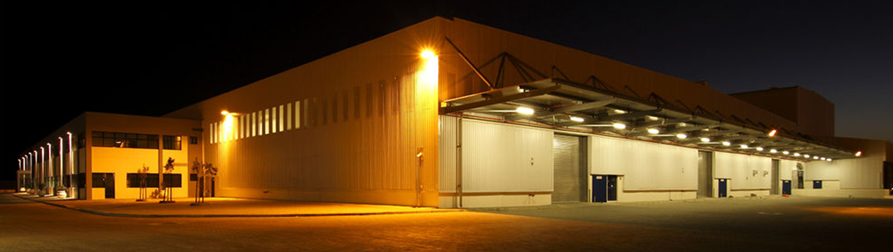 Outdoor warehouse lighting